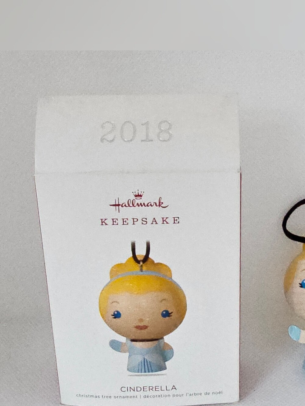 New Hallmark Christmas Ornament Disney Cinderella wood princess 2018 fairy tale